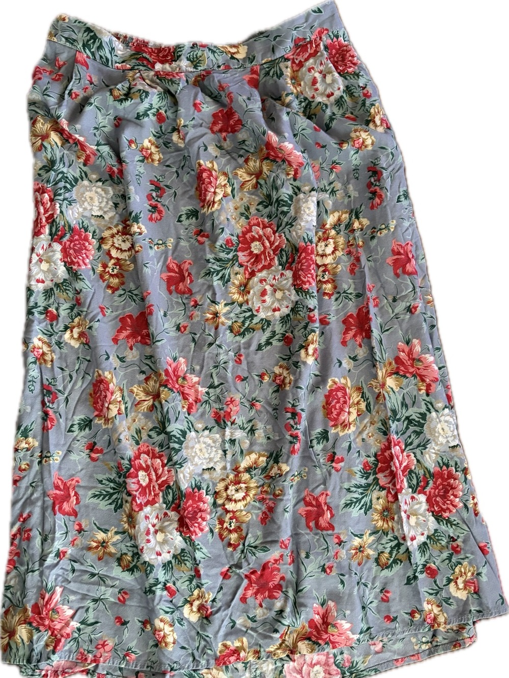 VINTAGE Worthington Floral Maxi Skirt